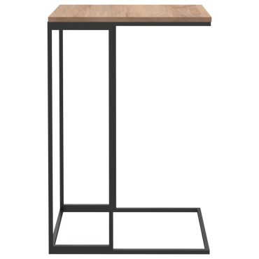 vidaXL Τραπέζι Βοηθητικό Μαύρο 40x30x59cm από Επεξεργασμένο Ξύλο 1 τεμ.