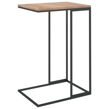 vidaXL Τραπέζι Βοηθητικό Μαύρο 40x30x59cm από Επεξεργασμένο Ξύλο 1 τεμ.