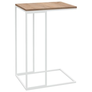 vidaXL Τραπέζι Βοηθητικό Λευκό 40x30x59cm από Επεξεργασμένο Ξύλο 1 τεμ.