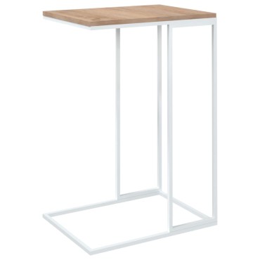 vidaXL Τραπέζι Βοηθητικό Λευκό 40x30x59cm από Επεξεργασμένο Ξύλο 1 τεμ.