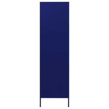 vidaXL Ντουλάπα Ναυτικό Μπλε 90x50x180cm από Ατσάλι 1 τεμ.