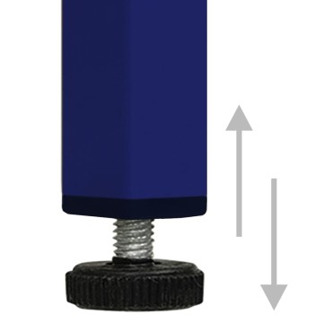 vidaXL Ντουλάπα Ναυτικό Μπλε 90x50x180cm από Ατσάλι 1 τεμ.