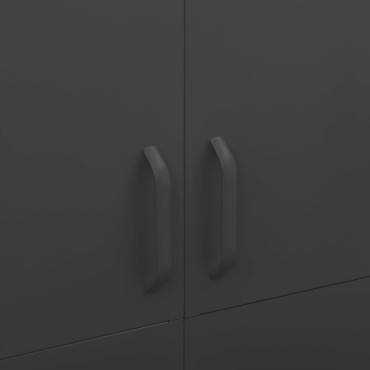 vidaXL Ντουλάπα Ανθρακί 90x50x180cm από Ατσάλι 1 τεμ.
