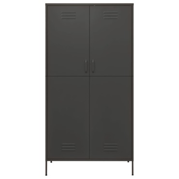 vidaXL Ντουλάπα Ανθρακί 90x50x180cm από Ατσάλι 1 τεμ.