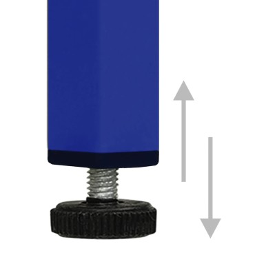 vidaXL Έπιπλο Τηλεόρασης Ναυτικό Μπλε 105x35x50cm από Ατσάλι