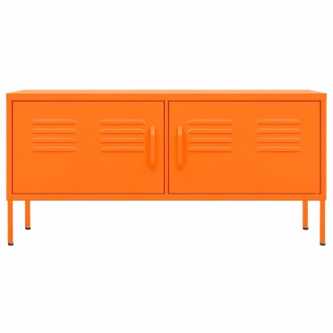 vidaXL Έπιπλο Τηλεόρασης Πορτοκαλί 105x35x50cm από Ατσάλι