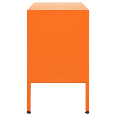 vidaXL Έπιπλο Τηλεόρασης Πορτοκαλί 105x35x50cm από Ατσάλι