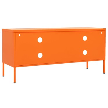 vidaXL Έπιπλο Τηλεόρασης Πορτοκαλί 105x35x50cm από Ατσάλι