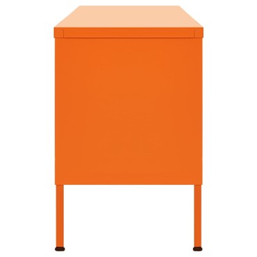 vidaXL Έπιπλο Τηλεόρασης Πορτοκαλί 105x35x50cm από Ατσάλι