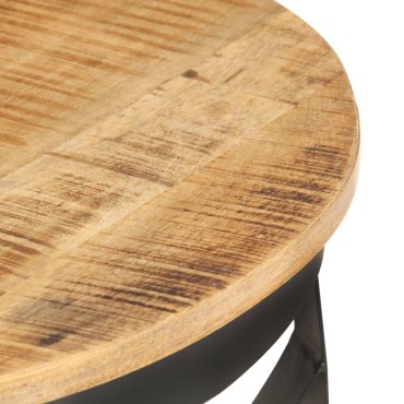 vidaXL Τραπεζάκι Σαλονιού 68x43cm από Ακατέργαστο Ξύλο Μάνγκο 1 τεμ.