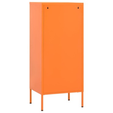 vidaXL Ντουλάπι Αποθήκευσης Πορτοκαλί 42,5x35x101,5cm από Ατσάλι 1 τεμ.