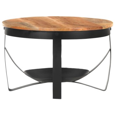 vidaXL Τραπεζάκι Σαλονιού 68x43cm από Μασίφ Ξύλο Ακακίας 1 τεμ.