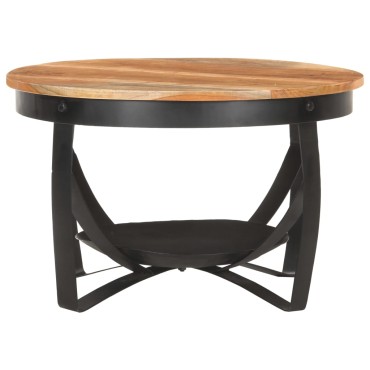 vidaXL Τραπεζάκι Σαλονιού 68x43cm από Μασίφ Ξύλο Ακακίας 1 τεμ.