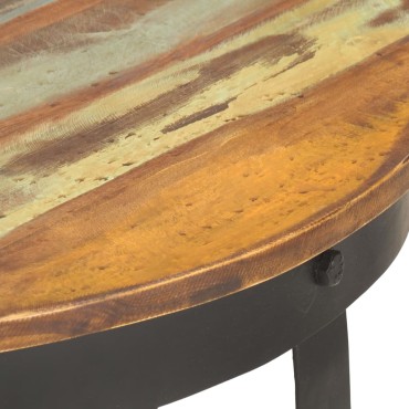 vidaXL Τραπεζάκι Σαλονιού 68x43cm από Μασίφ Ανακυκλωμένο Ξύλο 1 τεμ.