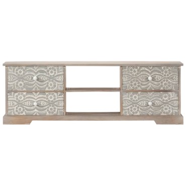 vidaXL Έπιπλο Τηλεόρασης 120x30x40cm από Μασίφ Ξύλο Ακακίας