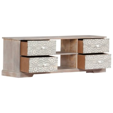 vidaXL Έπιπλο Τηλεόρασης 120x30x40cm από Μασίφ Ξύλο Ακακίας