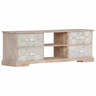 vidaXL Έπιπλο Τηλεόρασης 120x30x40cm από Μασίφ Ξύλο Ακακίας