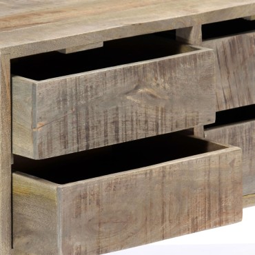 vidaXL Μπουφές με Συρτάρια 140x30x60cm από Μασίφ Ξύλο Μάνγκο 1 τεμ.