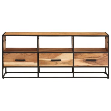 vidaXL Έπιπλο Τηλεόρασης 110x30x45cm από Μασίφ Ξύλο Ακακίας