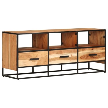 vidaXL Έπιπλο Τηλεόρασης 110x30x45cm από Μασίφ Ξύλο Ακακίας