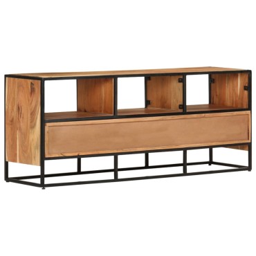 vidaXL Έπιπλο Τηλεόρασης 110x30x45cm από Μασίφ Ξύλο Ακακίας