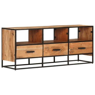 vidaXL Έπιπλο Τηλεόρασης 110x30x45cm από Μασίφ Ξύλο Ακακίας
