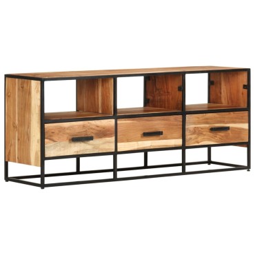 vidaXL Έπιπλο Τηλεόρασης 110x30x45cm από Μασίφ Ξύλο Ακακίας