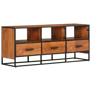 vidaXL Έπιπλο Τηλεόρασης 110x30x45cm από Μασίφ Ξύλο Ακακίας