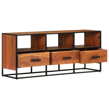 vidaXL Έπιπλο Τηλεόρασης 110x30x45cm από Μασίφ Ξύλο Ακακίας