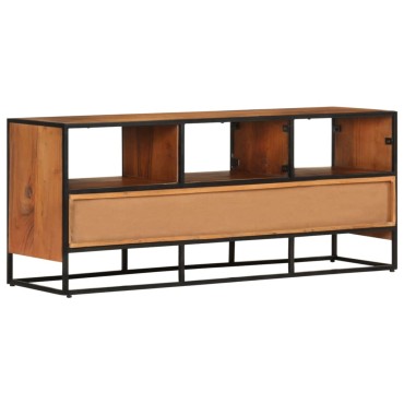 vidaXL Έπιπλο Τηλεόρασης 110x30x45cm από Μασίφ Ξύλο Ακακίας