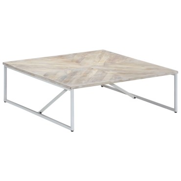 vidaXL Τραπεζάκι Σαλονιού 110x110x36cm από Μασίφ Ξύλο Μάνγκο 1 τεμ.