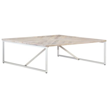 vidaXL Τραπεζάκι Σαλονιού 110x110x36cm από Μασίφ Ξύλο Μάνγκο 1 τεμ.
