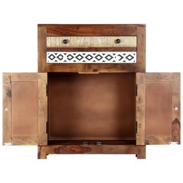 vidaXL Ντουλάπι 60x30x75cm από Μασίφ Ξύλο Ακακίας 1 τεμ.