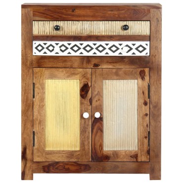 vidaXL Ντουλάπι 60x30x75cm από Μασίφ Ξύλο Ακακίας 1 τεμ.