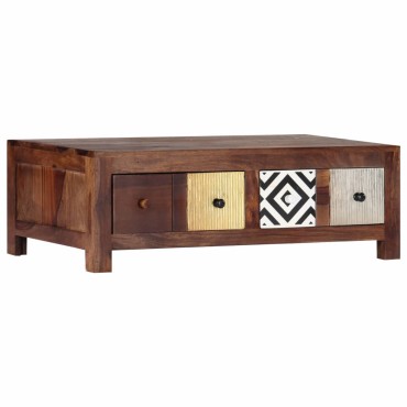 vidaXL Τραπεζάκι Σαλονιού 90x50x30cm από Μασίφ Ξύλο Sheesham 1 τεμ.