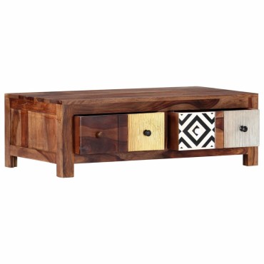 vidaXL Τραπεζάκι Σαλονιού 90x50x30cm από Μασίφ Ξύλο Sheesham 1 τεμ.