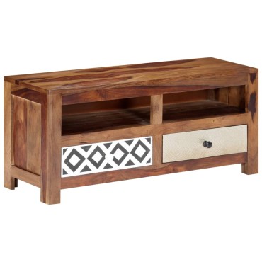 vidaXL Έπιπλο Τηλεόρασης 90x30x40cm από Μασίφ Ξύλο Sheesham