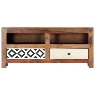 vidaXL Έπιπλο Τηλεόρασης 90x30x40cm από Μασίφ Ξύλο Sheesham