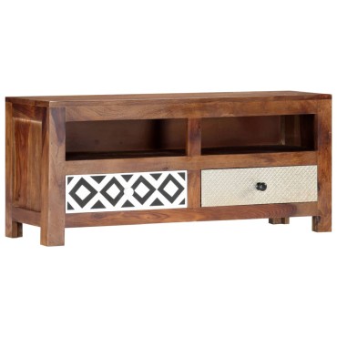 vidaXL Έπιπλο Τηλεόρασης 90x30x40cm από Μασίφ Ξύλο Sheesham