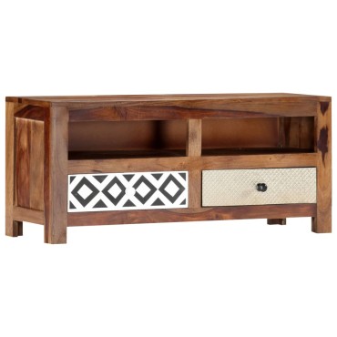 vidaXL Έπιπλο Τηλεόρασης 90x30x40cm από Μασίφ Ξύλο Sheesham