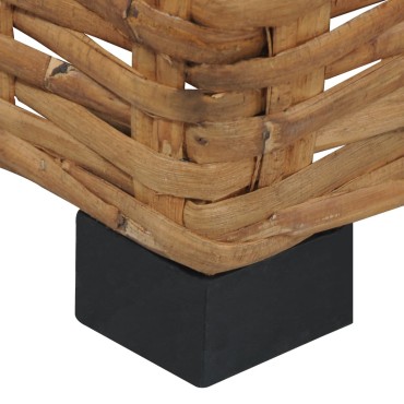 vidaXL Τραπεζάκι Σαλονιού 47x47x28cm από Γνήσιο Ρατάν