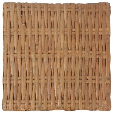 vidaXL Τραπεζάκι Σαλονιού 47x47x28cm από Γνήσιο Ρατάν