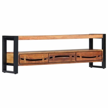 vidaXL Έπιπλο Τηλεόρασης 140x30x45cm από Μασίφ Ξύλο Ακακίας