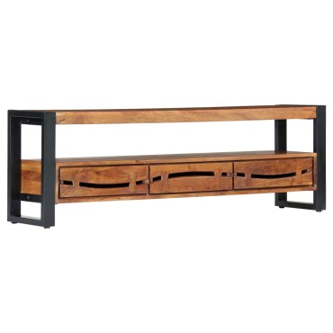 vidaXL Έπιπλο Τηλεόρασης 140x30x45cm από Μασίφ Ξύλο Ακακίας
