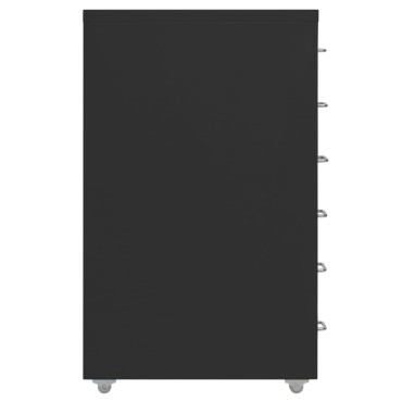 vidaXL Αρχειοθήκη Φορητή Λευκή 28x41x69cm Μεταλλική 1 τεμ.