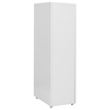 vidaXL Αρχειοθήκη Φορητή Γκρι 28x41x109cm Μεταλλική 1 τεμ.