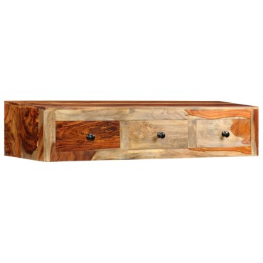 vidaXL Κονσόλα Τοίχου 100x25x20cm από Μασίφ Ξύλο Ακακίας 1 τεμ.