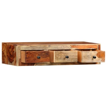 vidaXL Κονσόλα Τοίχου 100x25x20cm από Μασίφ Ξύλο Sheesham 1 τεμ.