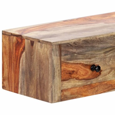 vidaXL Κονσόλα Τοίχου 100x25x20cm από Μασίφ Ξύλο Sheesham 1 τεμ.