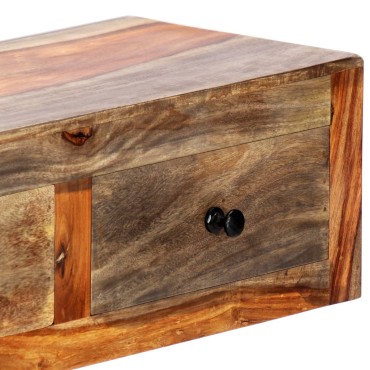 vidaXL Κονσόλα Τοίχου 100x25x20cm από Μασίφ Ξύλο Sheesham 1 τεμ.